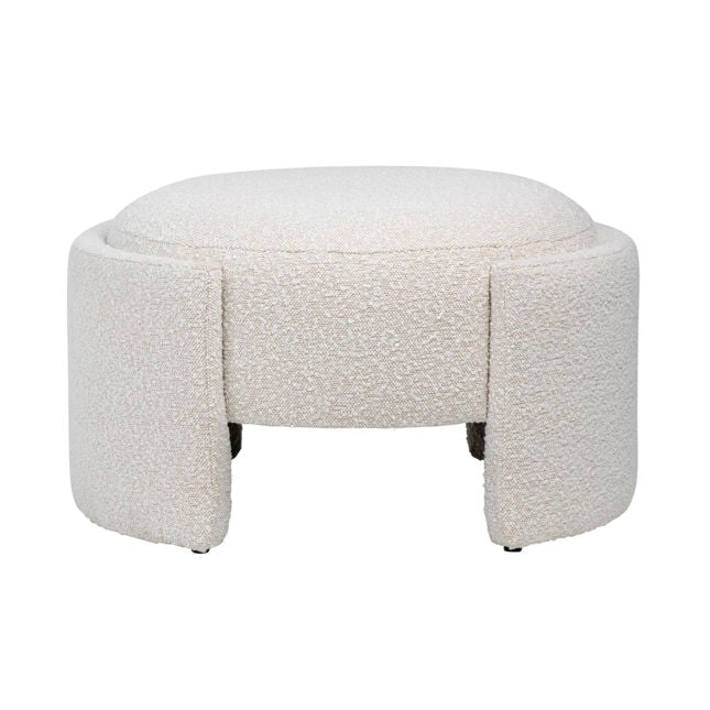 Casa Off White Ottoman - Ornate Home