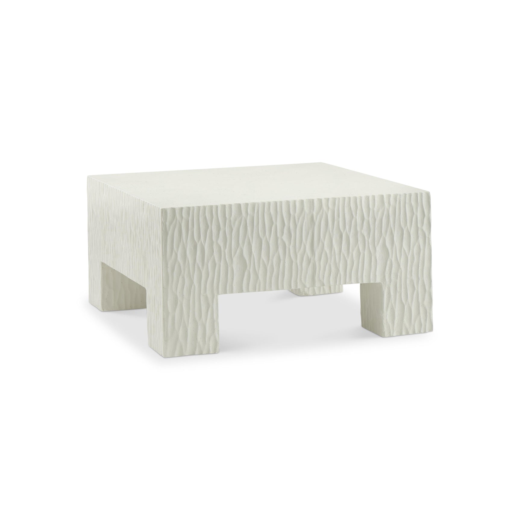 Cascade White Outdoor Cocktail Table - Ornate Home
