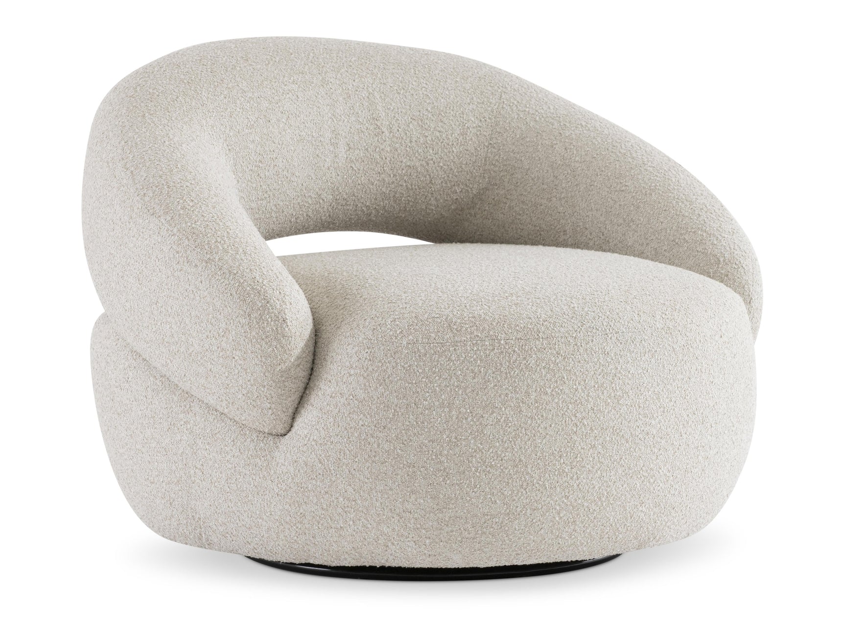 Cascais Beige/Tan Outdoor Swivel Chair - Ornate Home