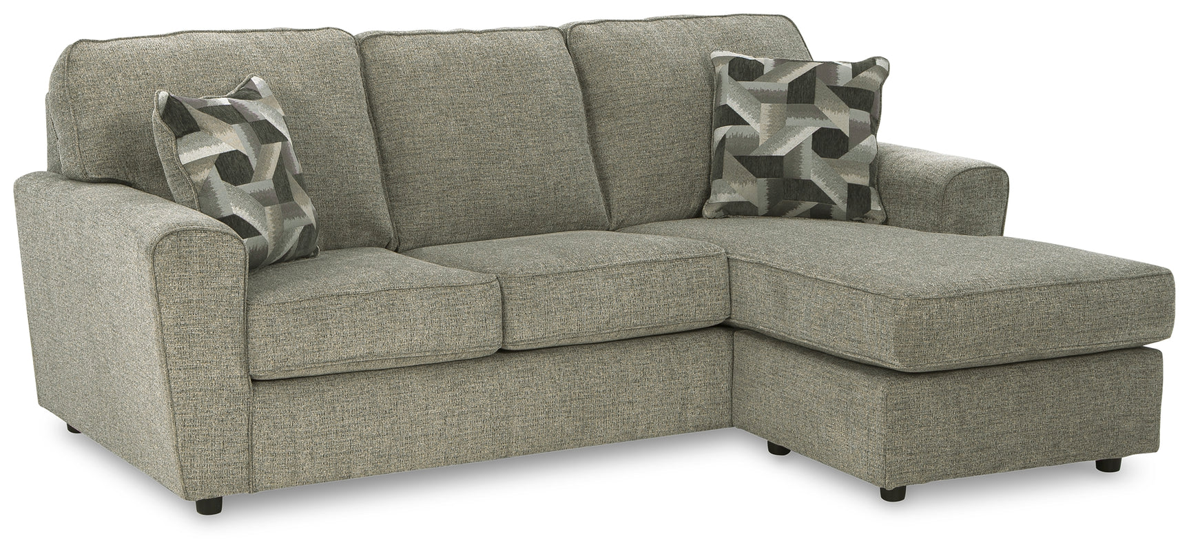 Cascilla Pewter Sofa Chaise and Loveseat - Ornate Home