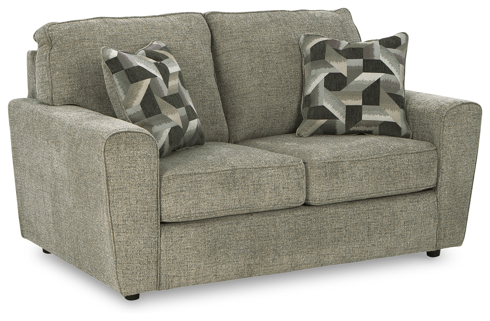 Cascilla Pewter Sofa Chaise and Loveseat - Ornate Home