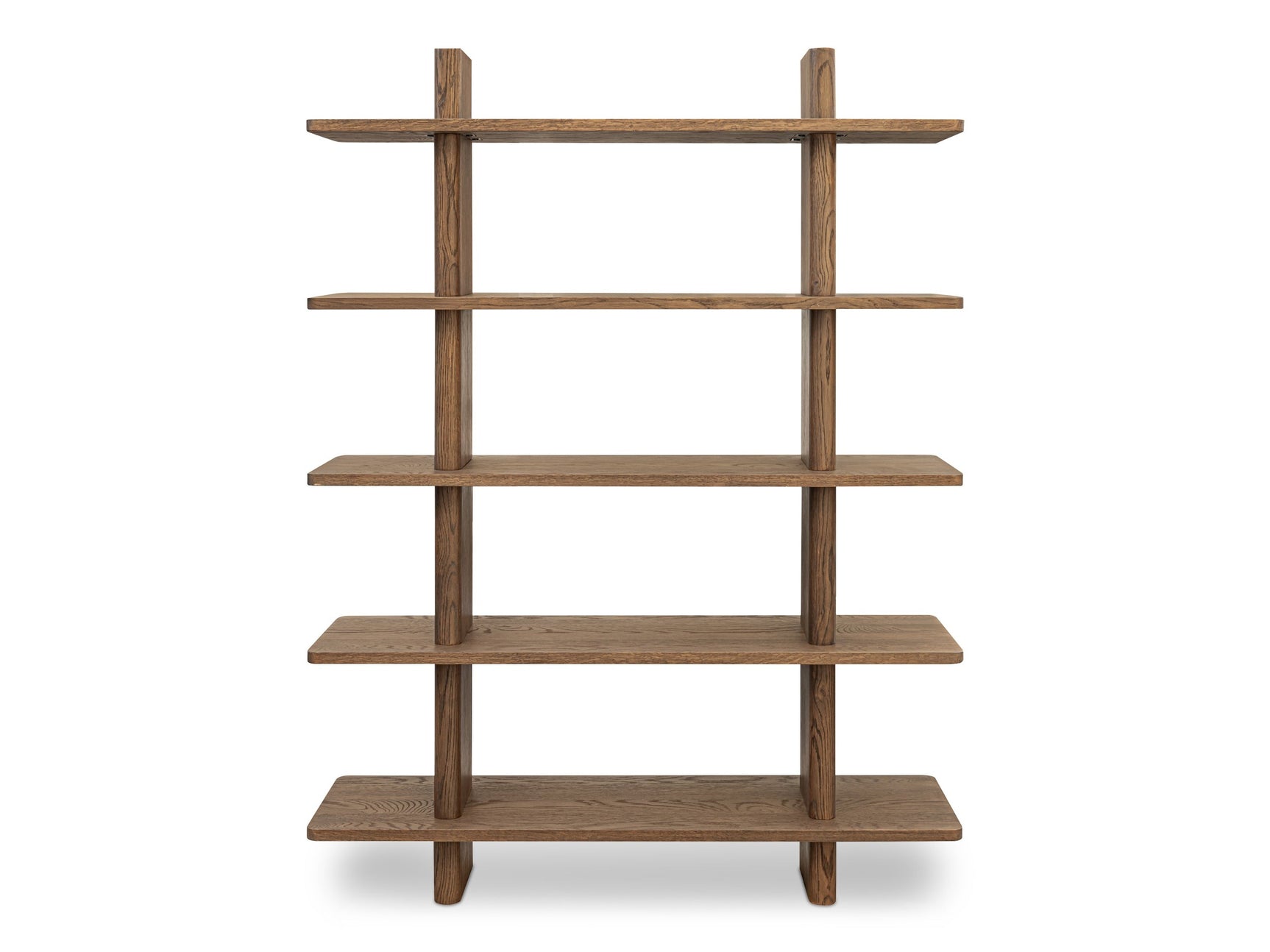 Casey Dark Brown Large Bookcase - Ornate Home