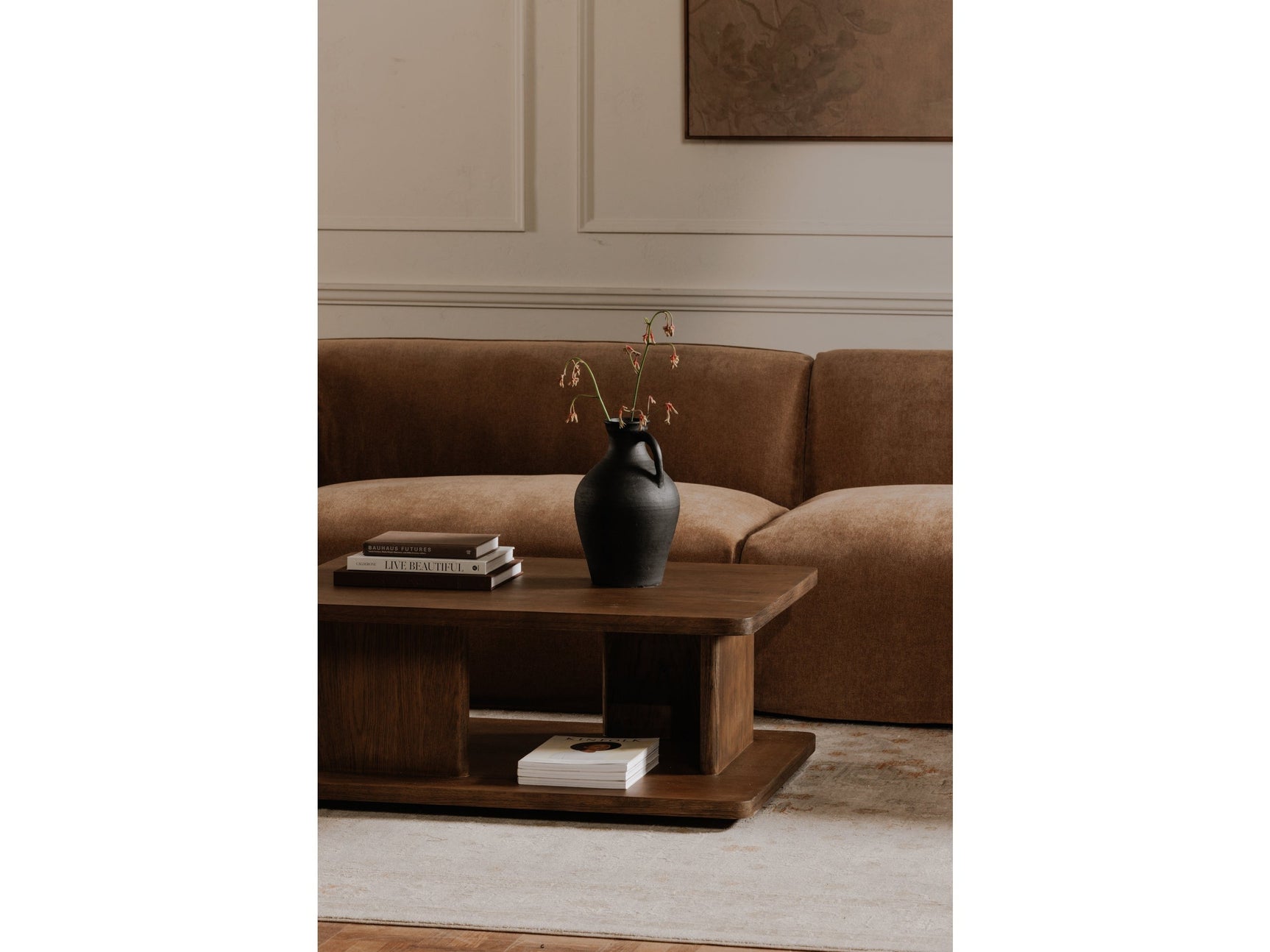 Casey Dark Brown Small Coffee Table - Ornate Home