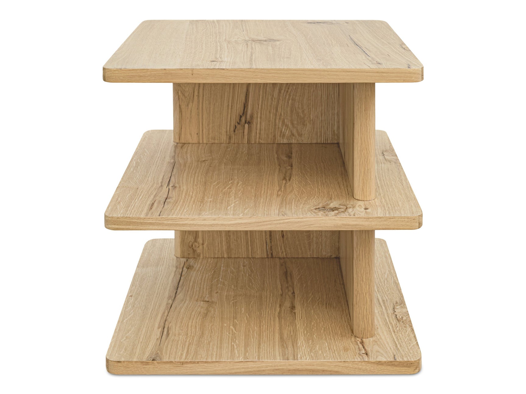 Casey Rustic Oak Side Table - Ornate Home