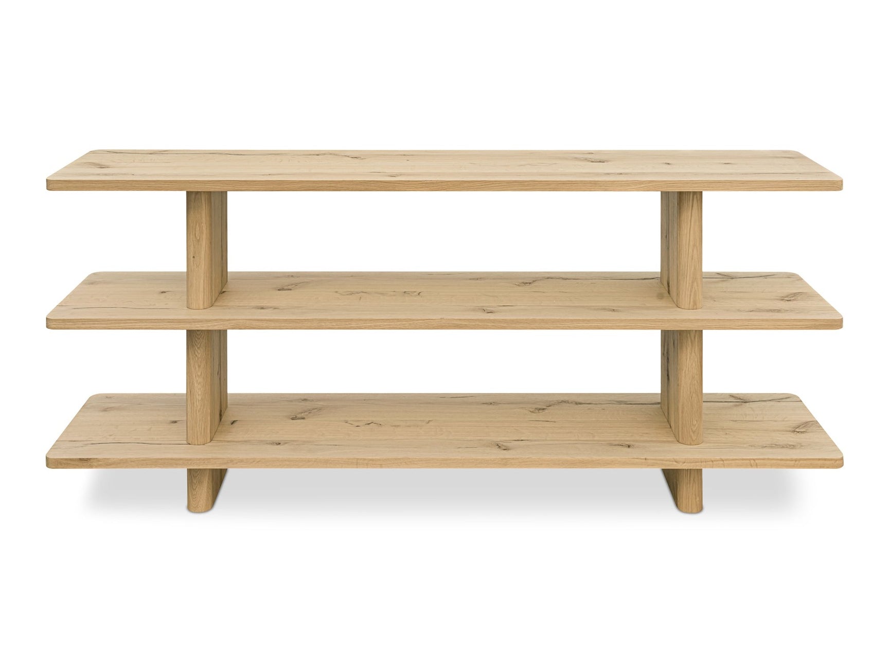 Casey Rustic Oak Small Bookcase - Ornate Home