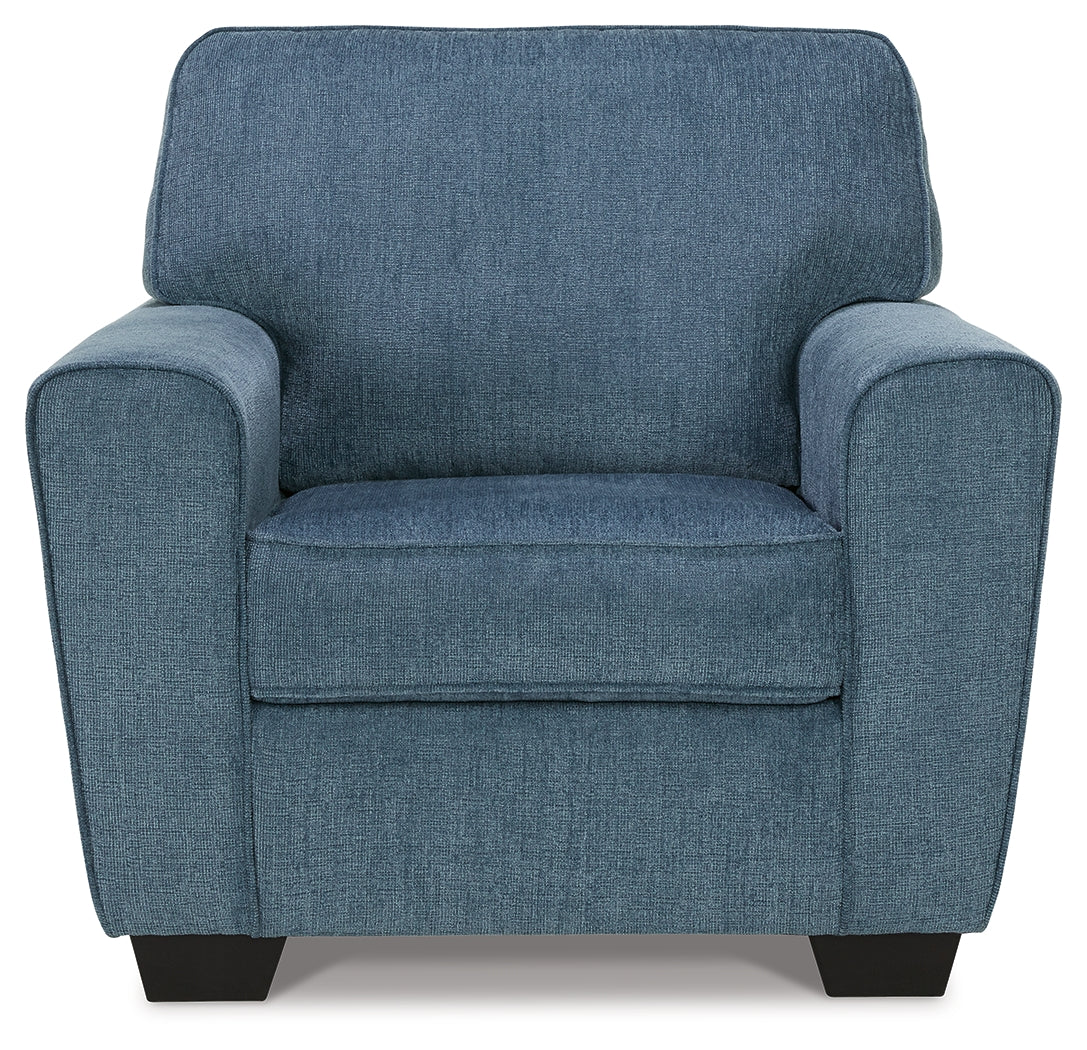Cashton Blue Queen Sofa Sleeper and Chair (Online Special Price) - Ornate Home