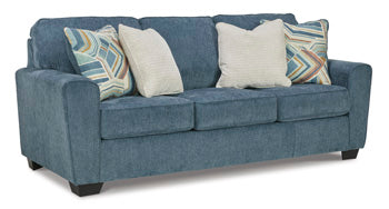 Cashton Blue Sofa (Online Special Price) - Ornate Home