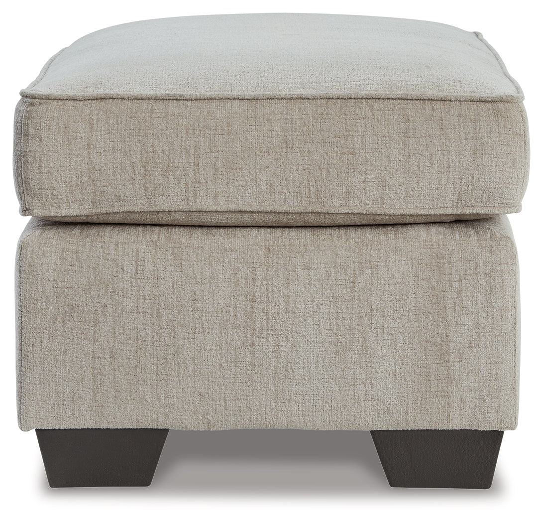 Cashton Ice Ottoman - Ornate Home