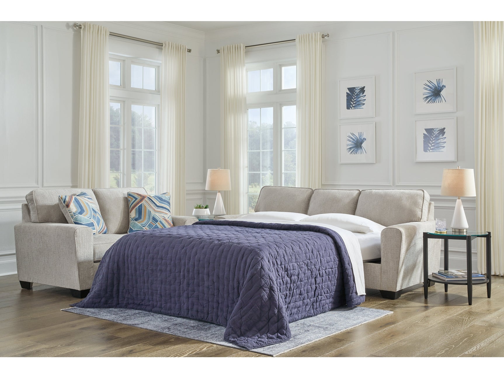 Cashton Ice Queen Sofa Sleeper - Ornate Home