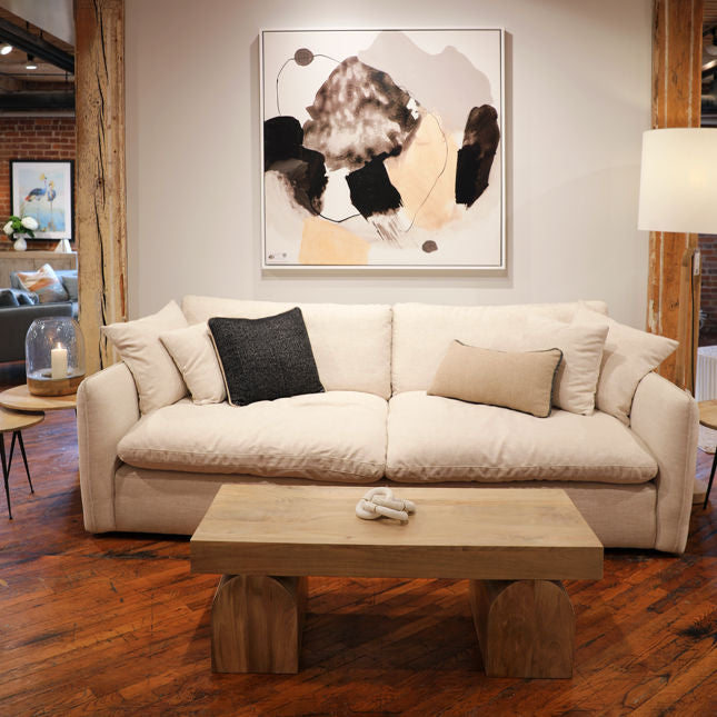 Casimiro Light Natural Coffee Table - Ornate Home