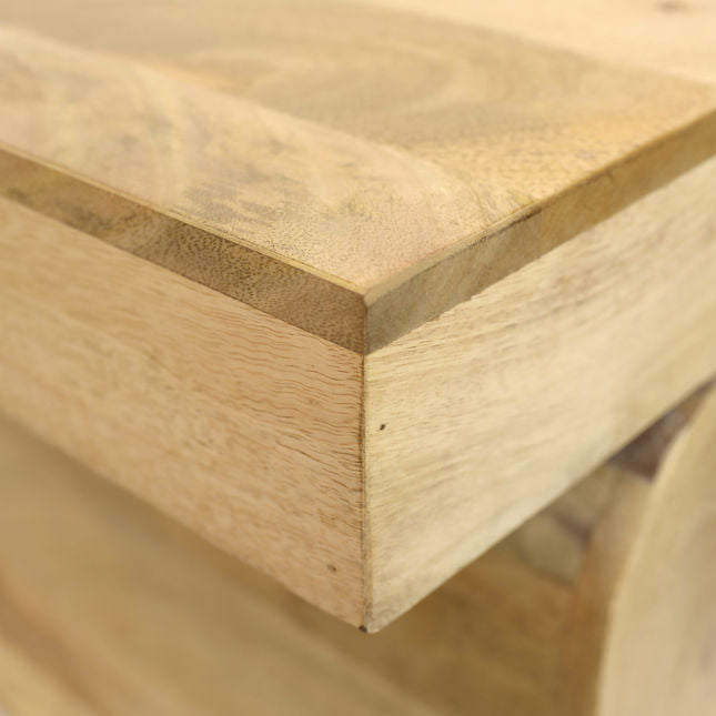 Casimiro Natural Side Table - Ornate Home