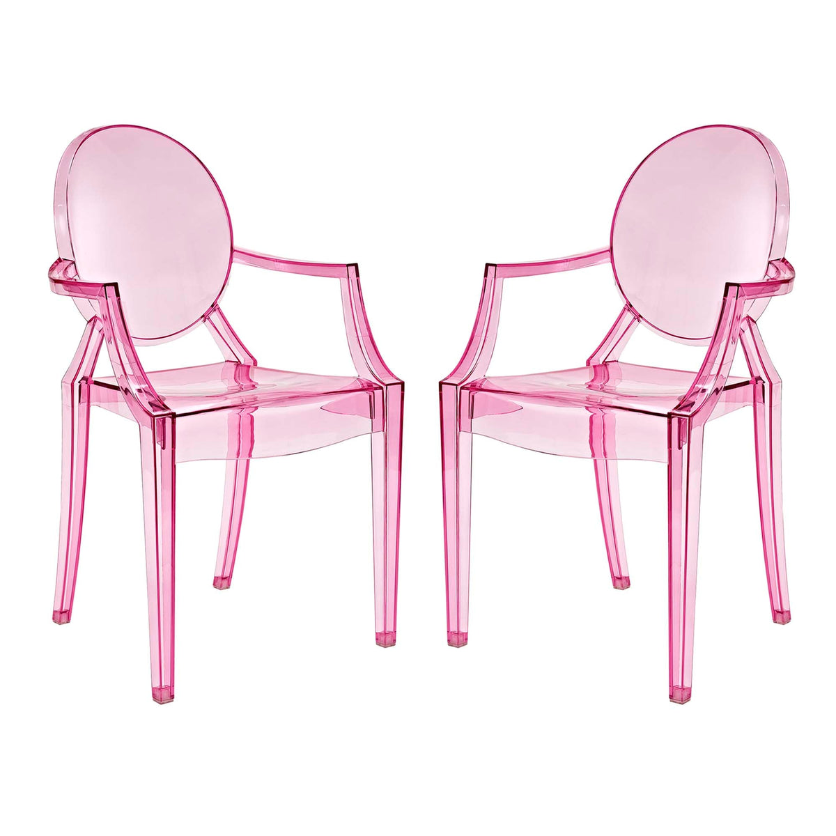 Casper Pink Dining Armchairs (Set of 2) - Ornate Home