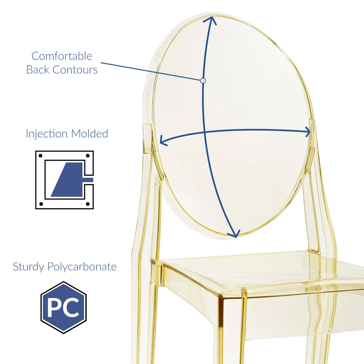 Casper Yellow Dining Chairs (Set of 2) - Ornate Home