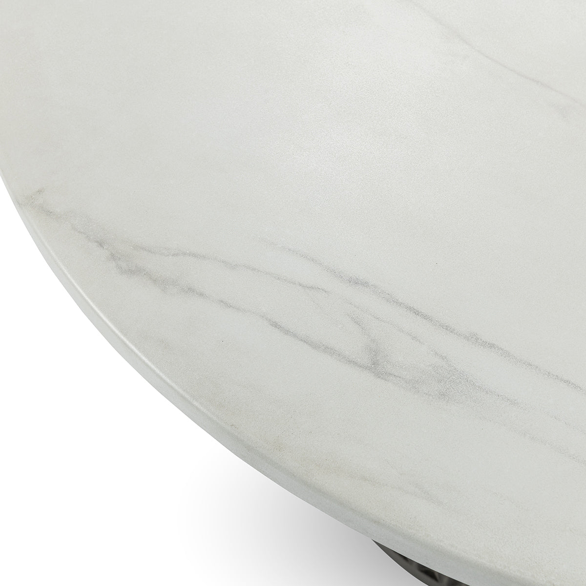 Caspia Snowdrift White/Black Outdoor Dining Table - Ornate Home