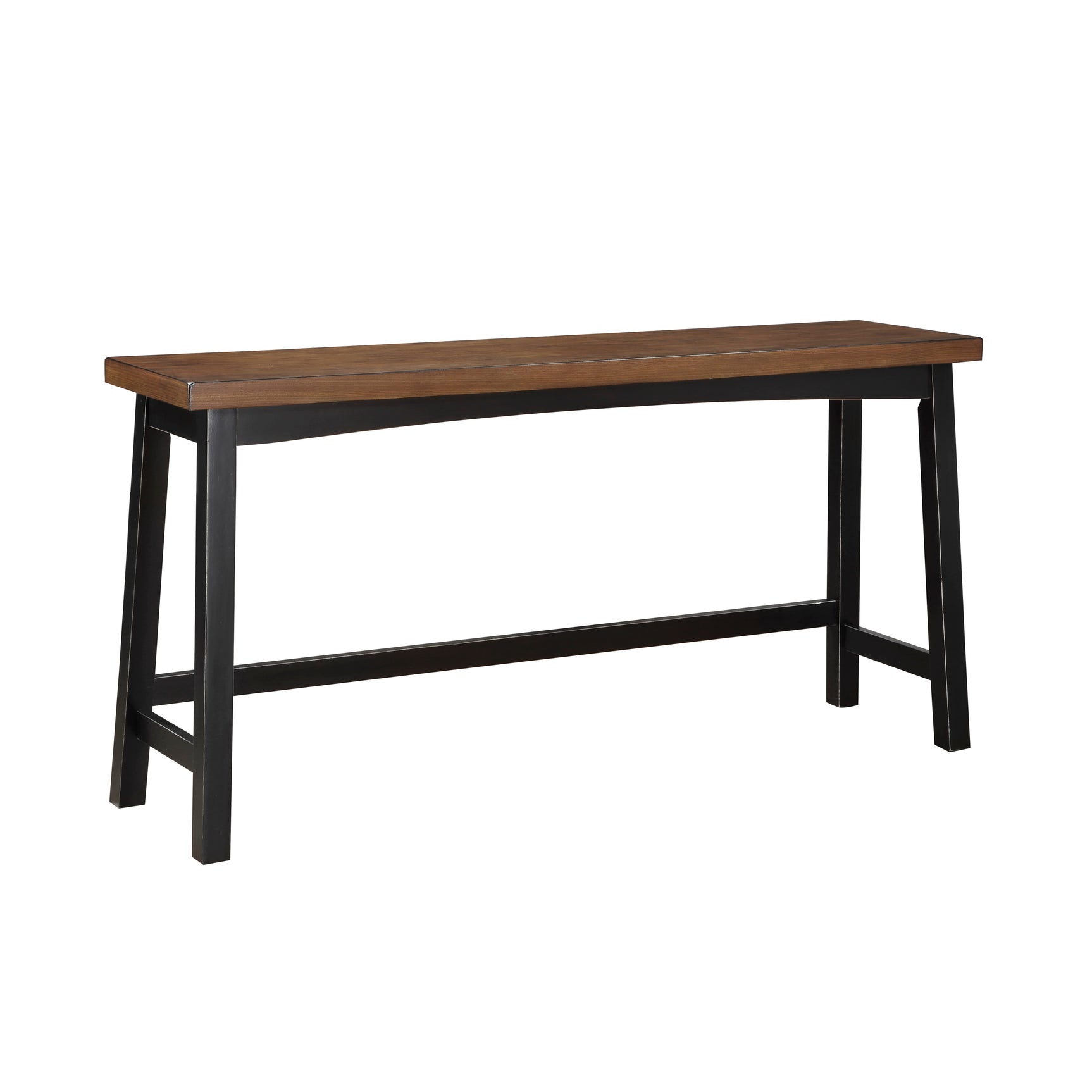 Caspian Black/Brown 4-Piece Pack Counter Height Set - Ornate Home