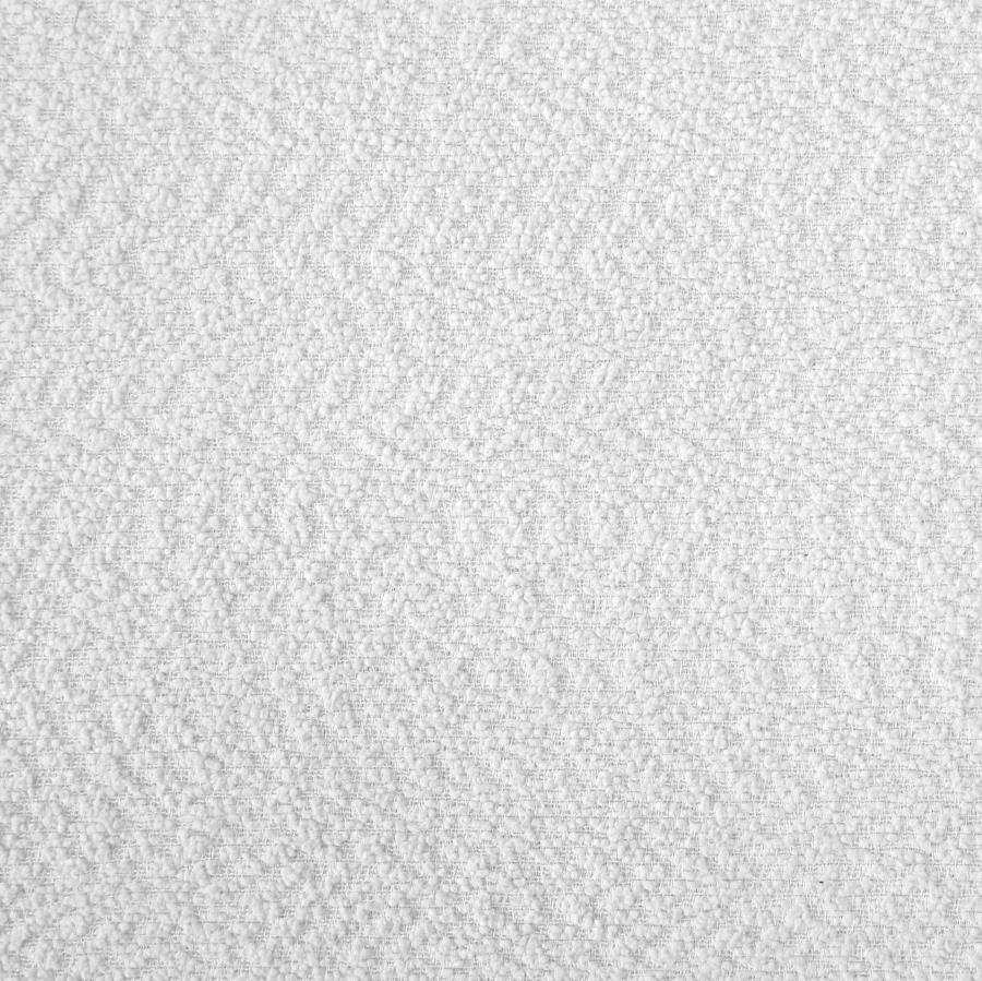 Caspian White & Black Upholstered Curved Arms Sectional Sofa - Ornate Home