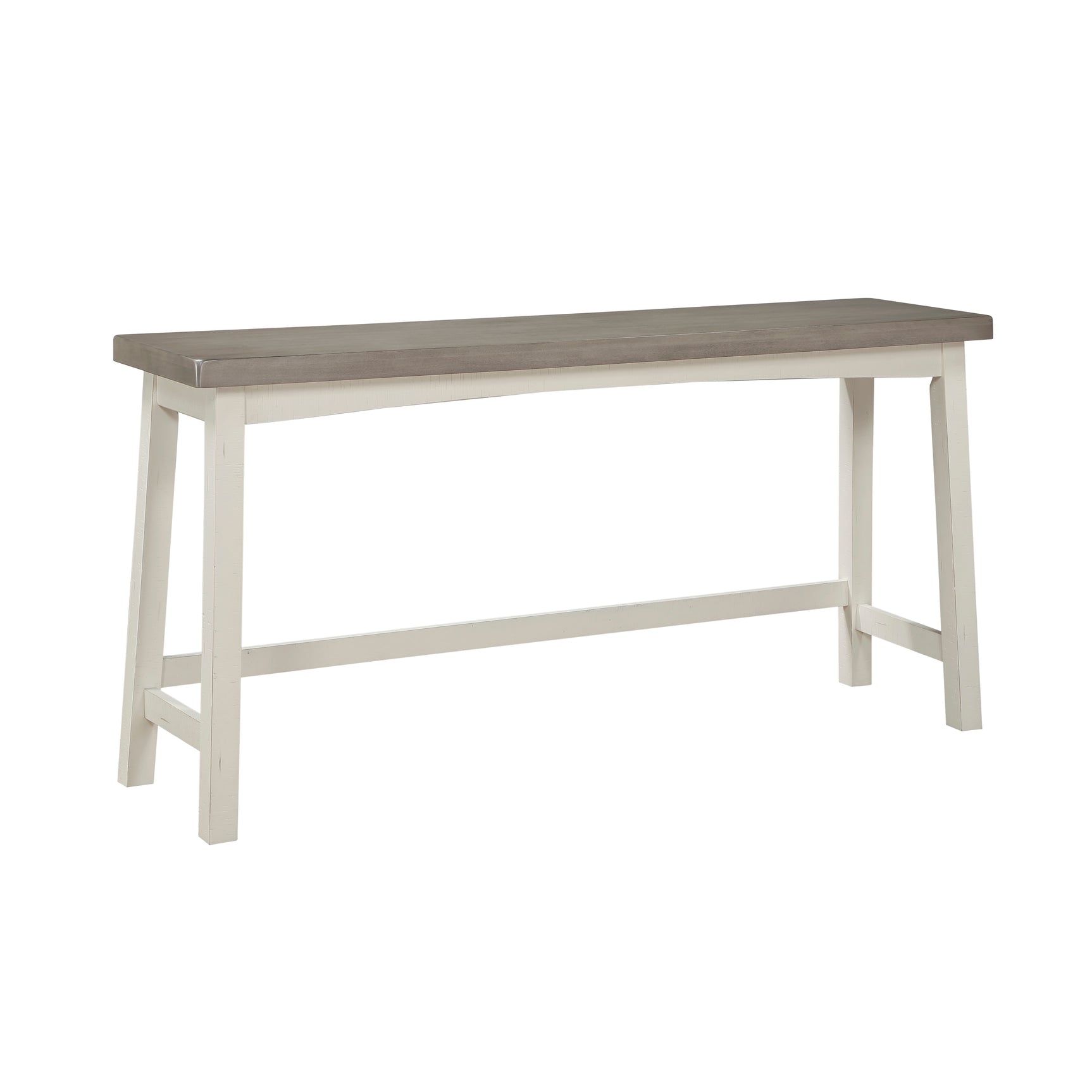 Caspian White/Coffee 4-Piece Pack Counter Height Set - Ornate Home