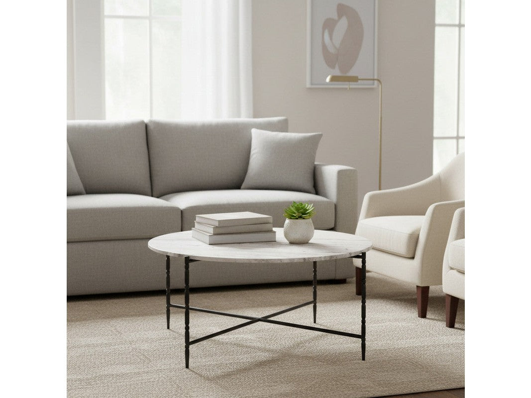 Cassian Gray/Black Cocktail Table - Ornate Home