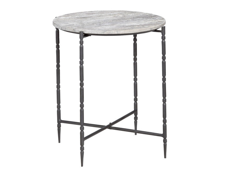 Cassian Gray/Black End Table - Ornate Home