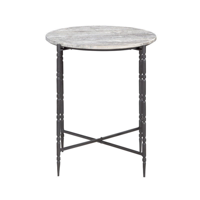 Cassian Gray/Black End Table - Ornate Home