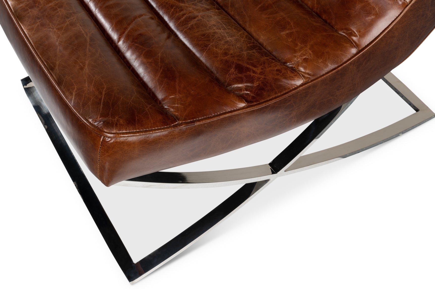 Cassino Brown Lounge Chair - Ornate Home
