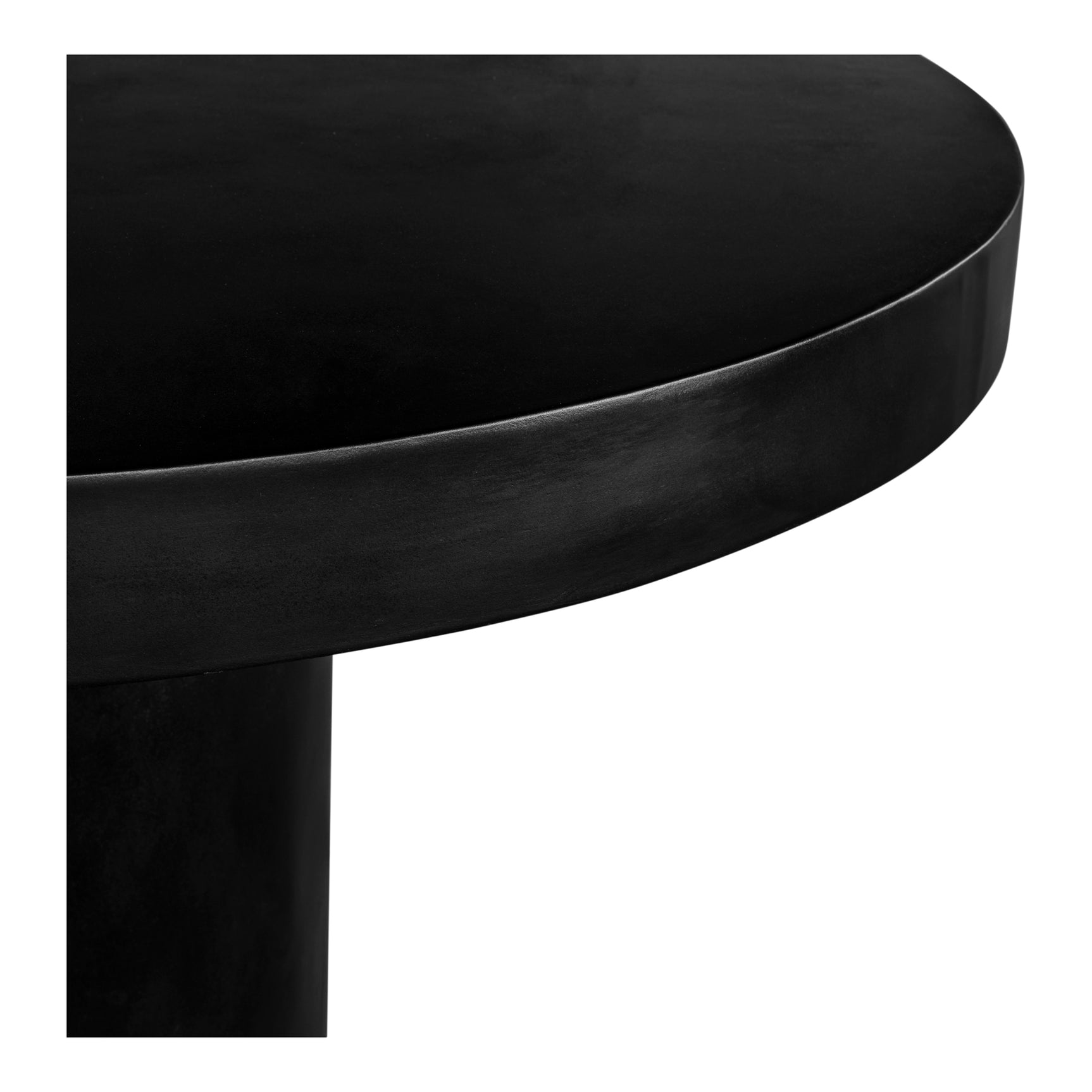 Cassius Black Round Outdoor Dining Table - Ornate Home