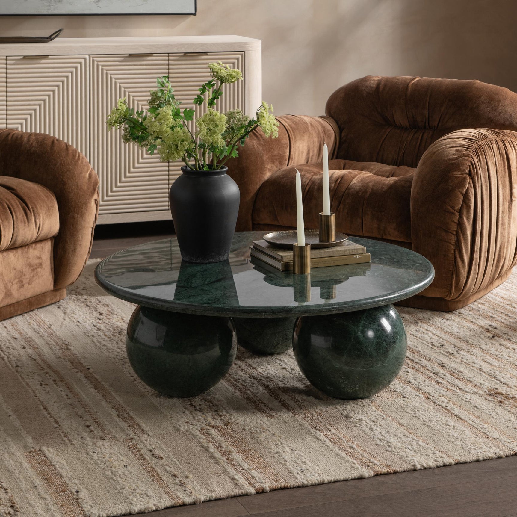 Castello Forest Green Coffee Table - Ornate Home