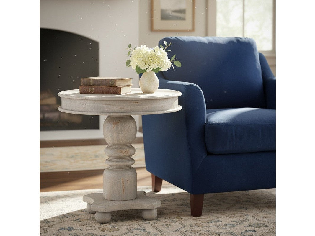 Castleberry Cream/Gray Accent Table - Ornate Home