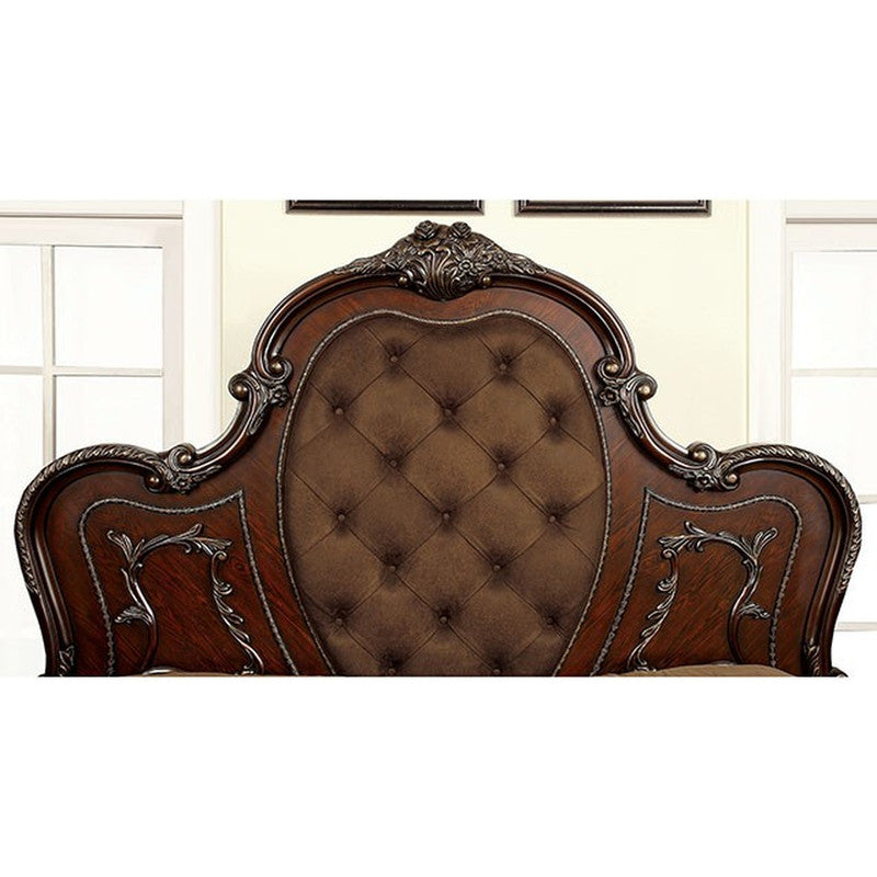 Castlewood Cherry Queen Bed - Ornate Home