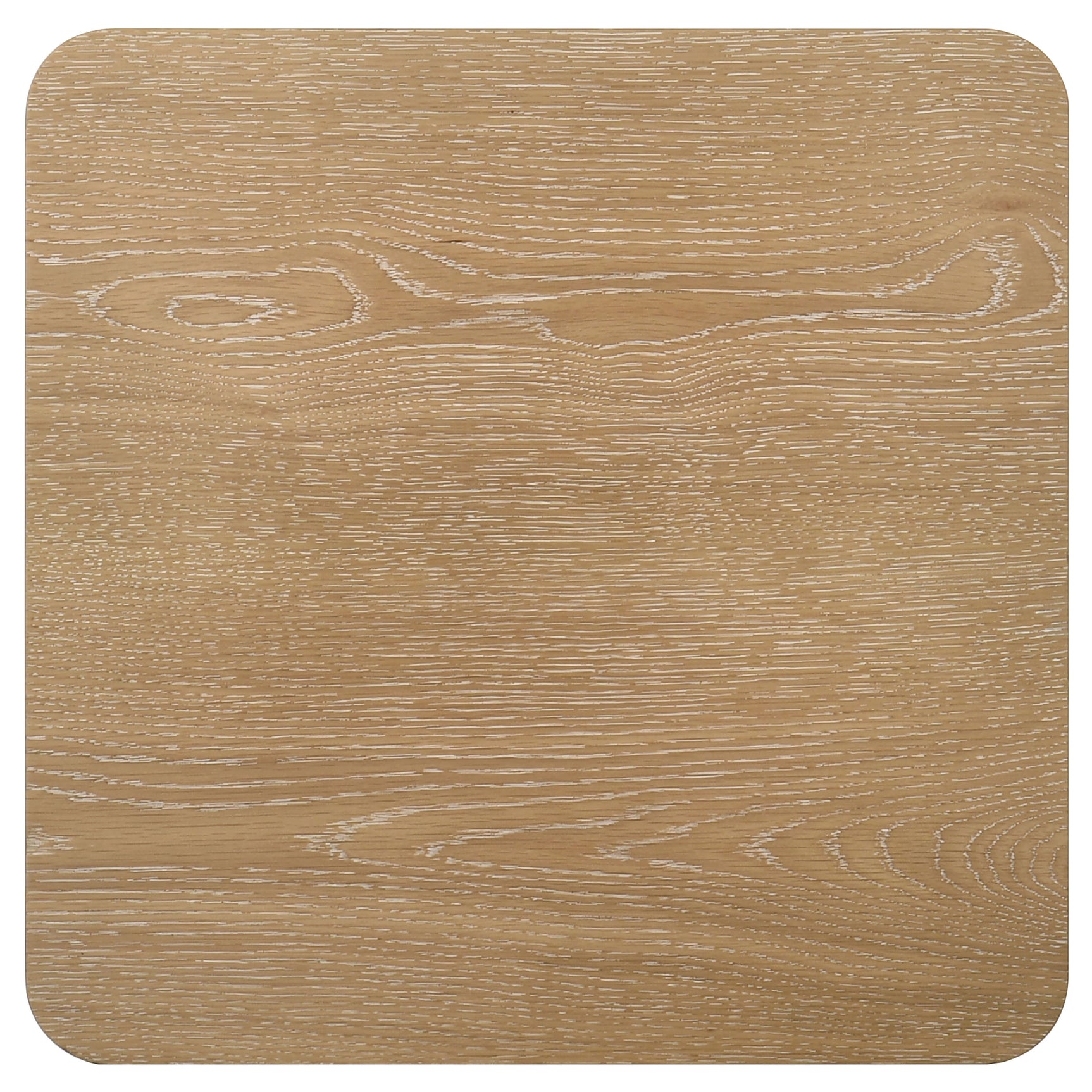 Castlewood Washed Oak Engineered Wood Accent Side End Table - Ornate Home