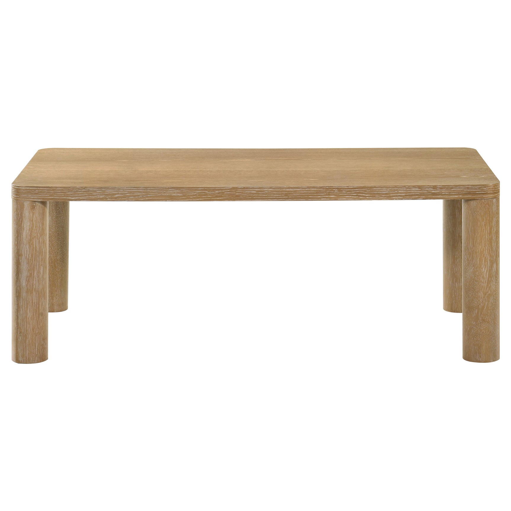 Castlewood Washed Oak Engineered Wood Cocktail Coffee Table - Ornate Home