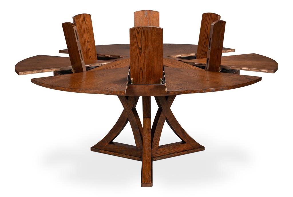 Casual Jupe Brown Dining Table - Ornate Home