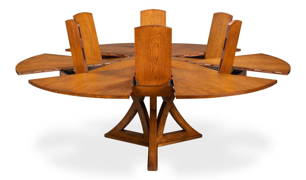 Casual Jupe Brown Dining Table - Ornate Home