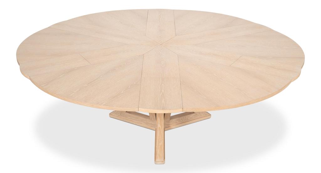 Casual Jupe Natural Dining Table - Ornate Home