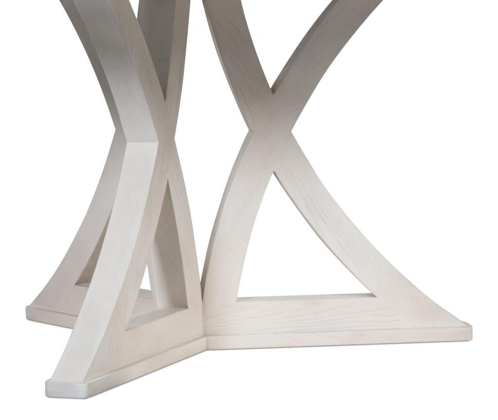 Casual Jupe White Dining Table - Ornate Home