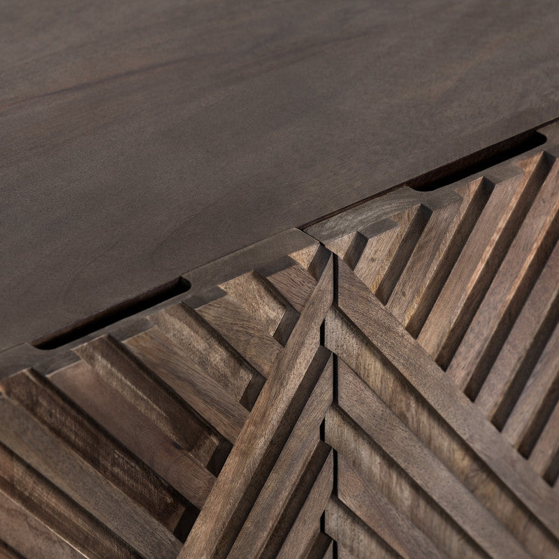 Catalina Brown/Black Sideboard - Ornate Home