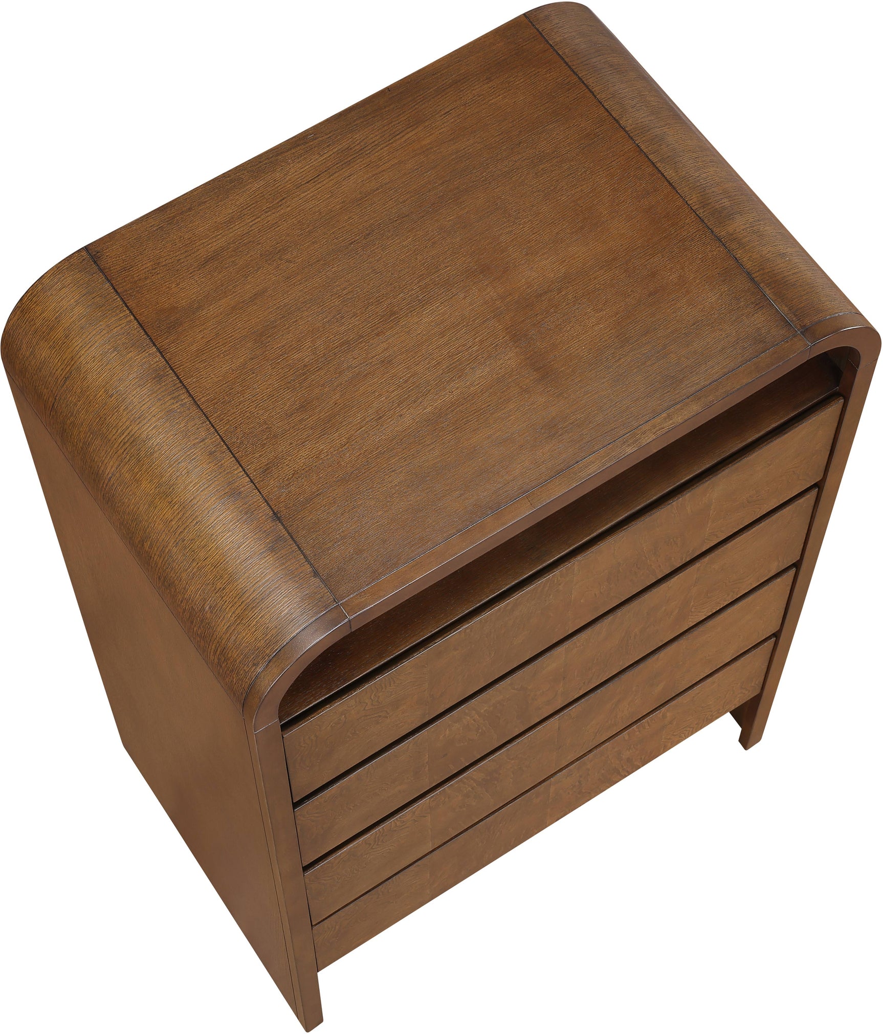 Catalina Brown Wood And Veneer Chest - Ornate Home