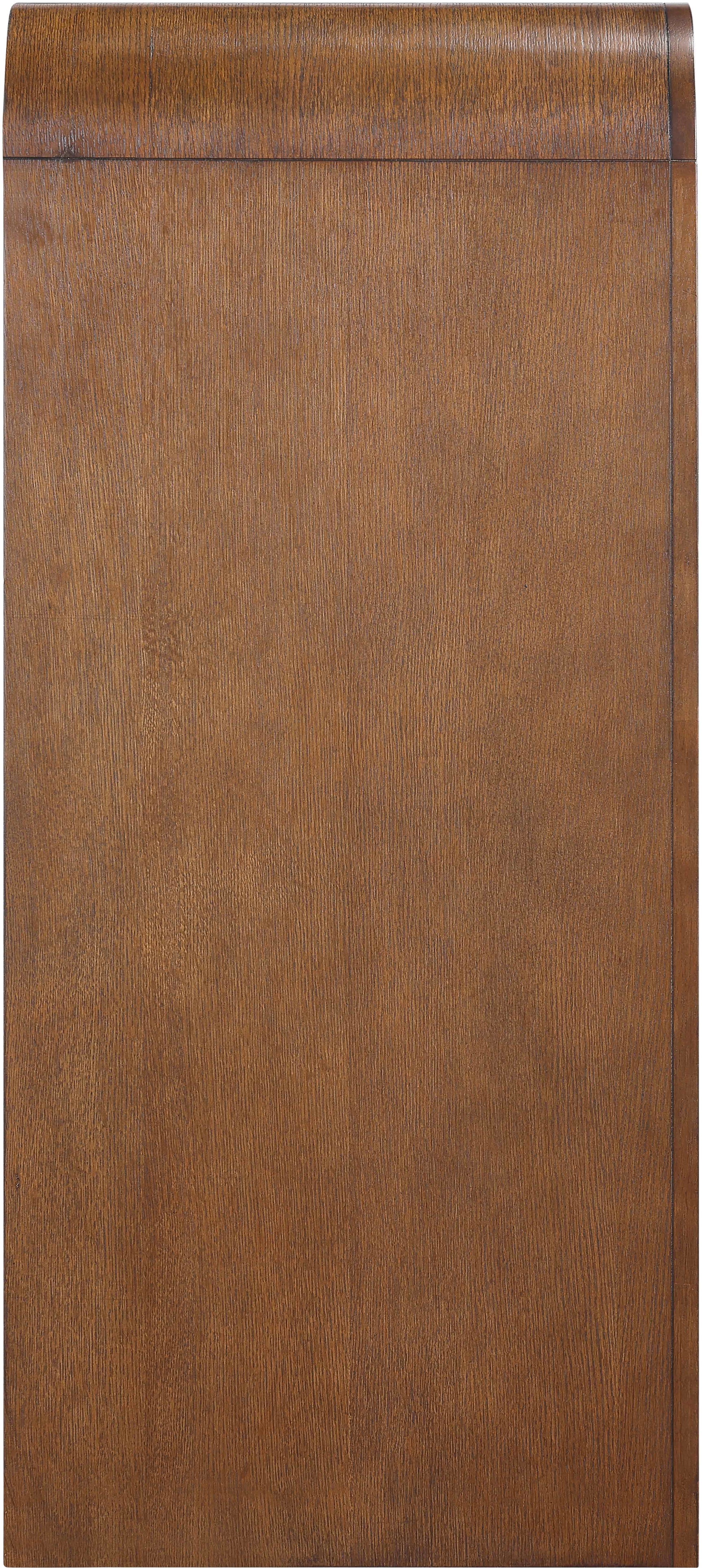 Catalina Brown Wood And Veneer Chest - Ornate Home