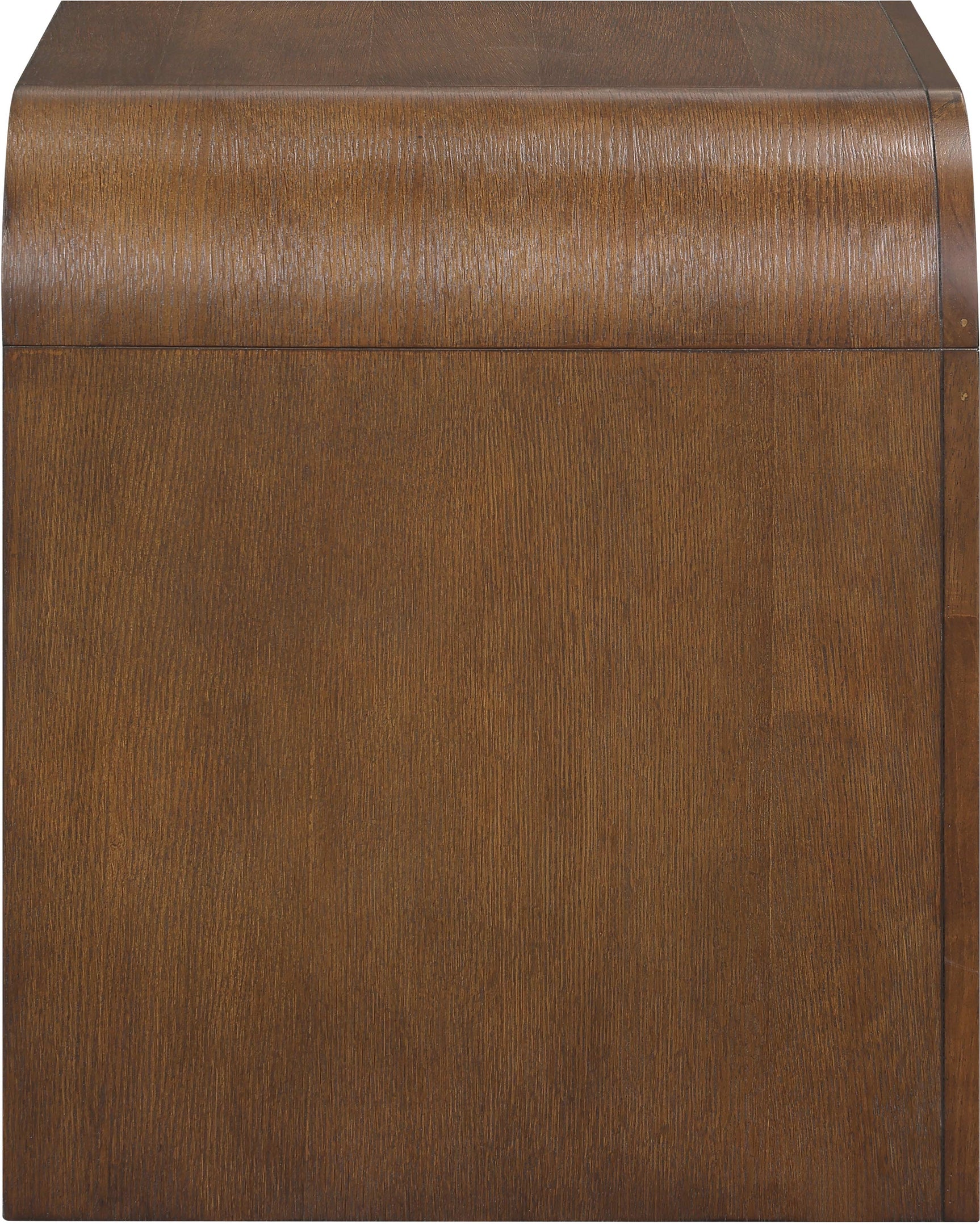 Catalina Brown Wood And Veneer Nightstand - Ornate Home