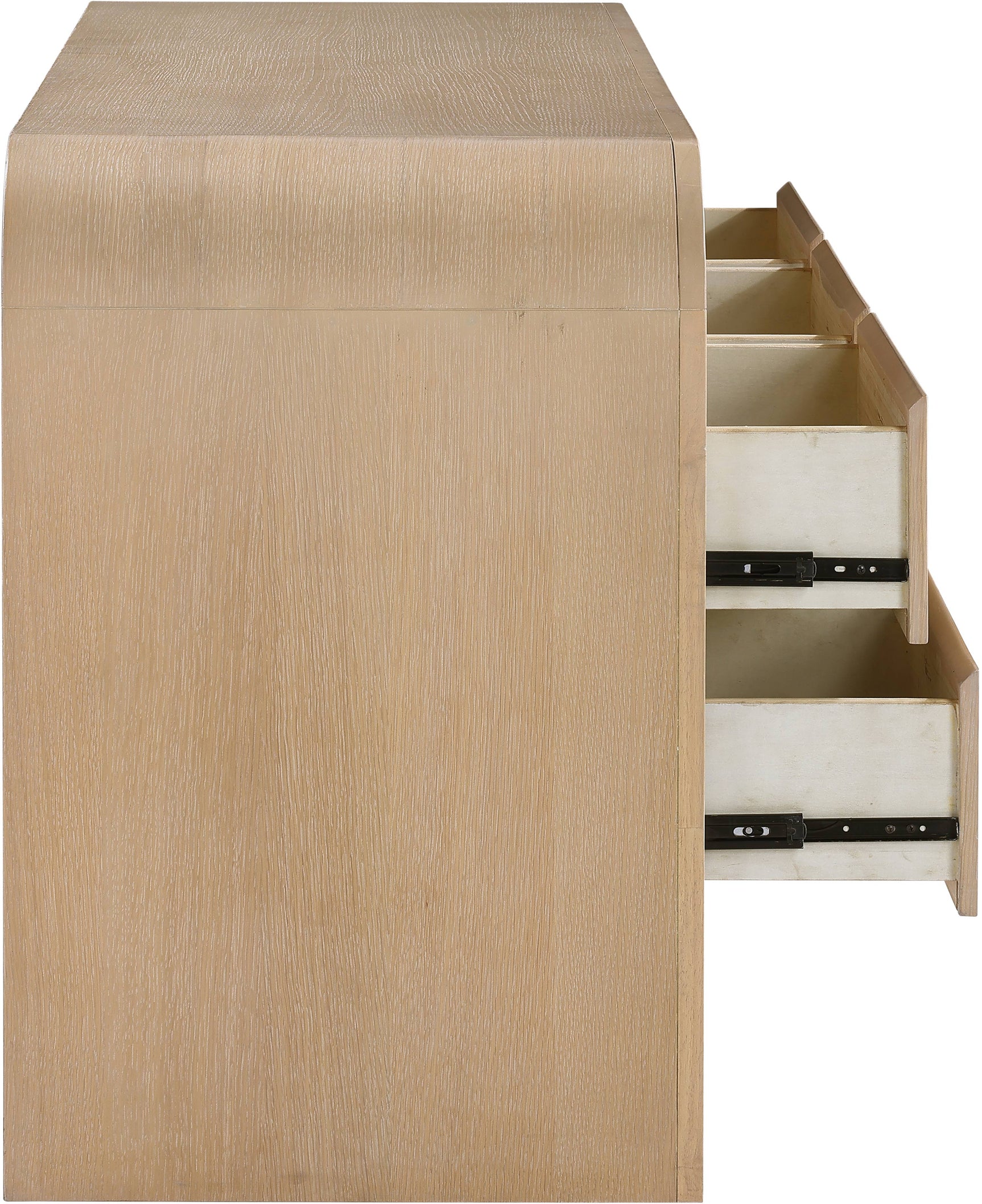 Catalina Natural Wood And Veneer Dresser - Ornate Home