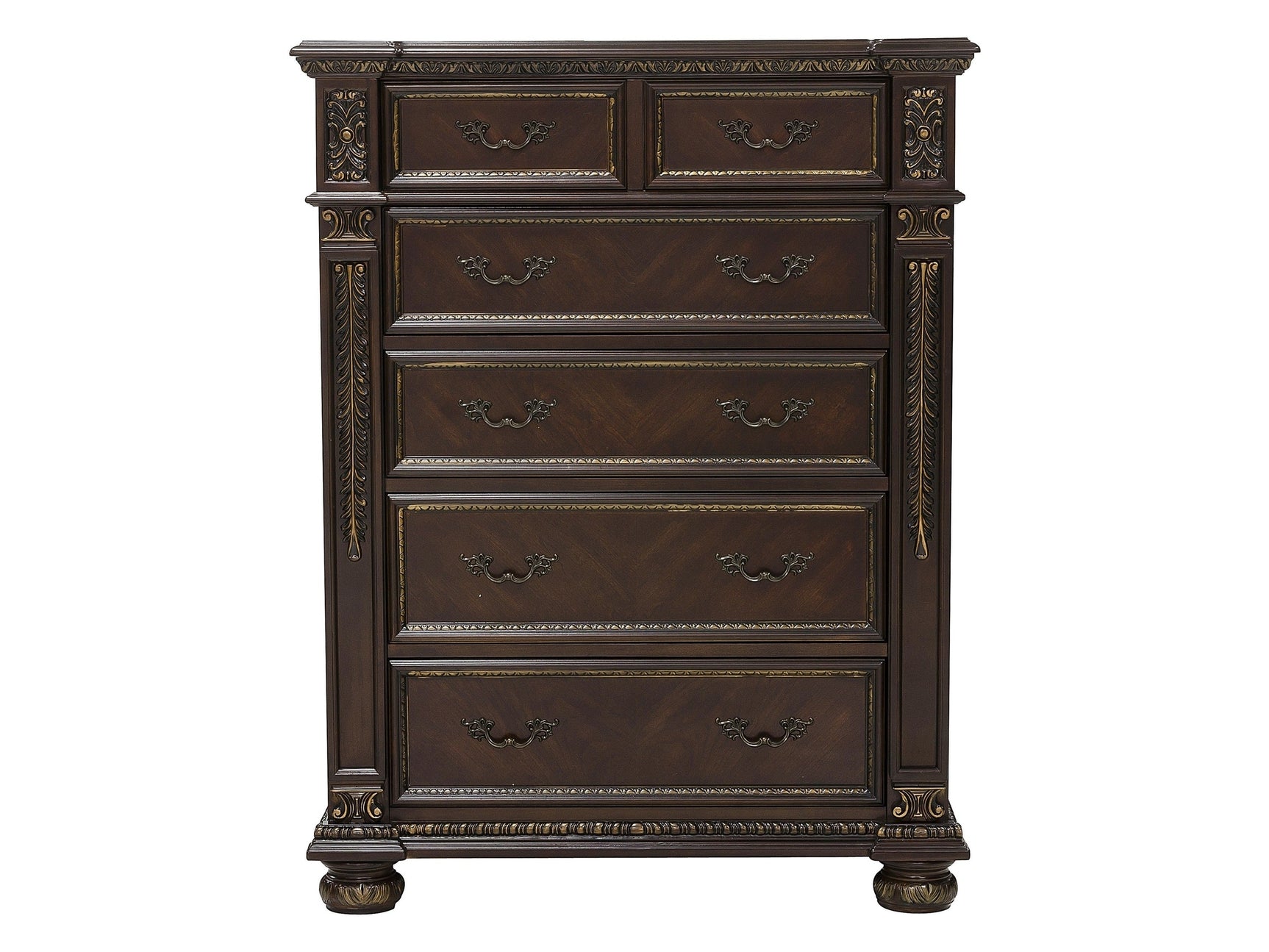 Catalonia Dark Cherry Chest - Ornate Home