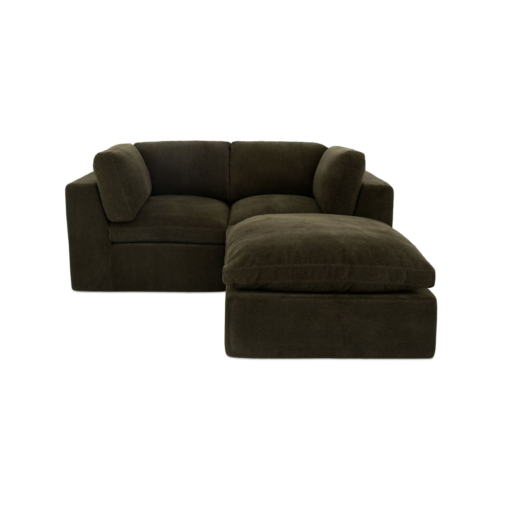 Cates Dark Green Nook Modular Sectional - Ornate Home