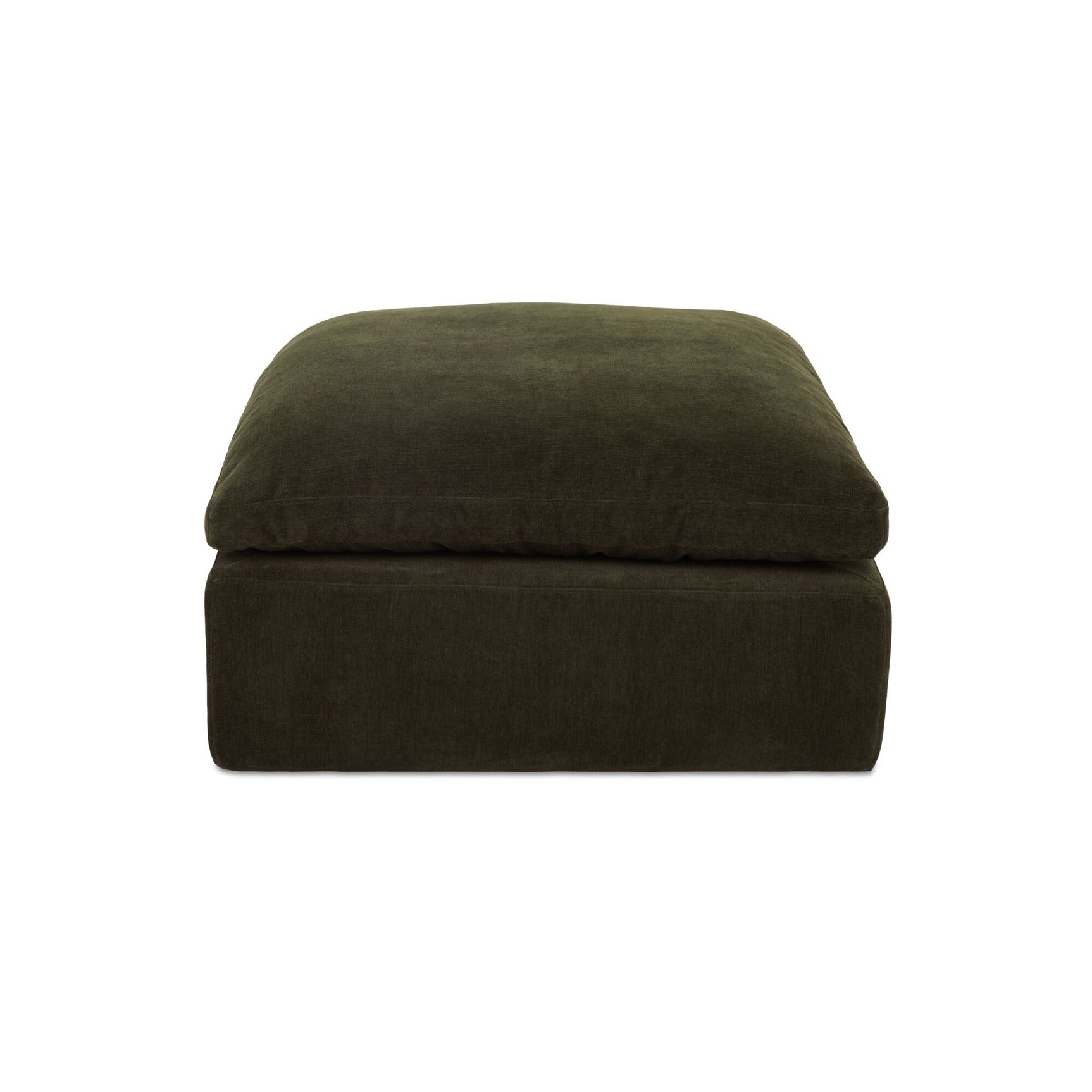 Cates Dark Green Ottoman - Ornate Home