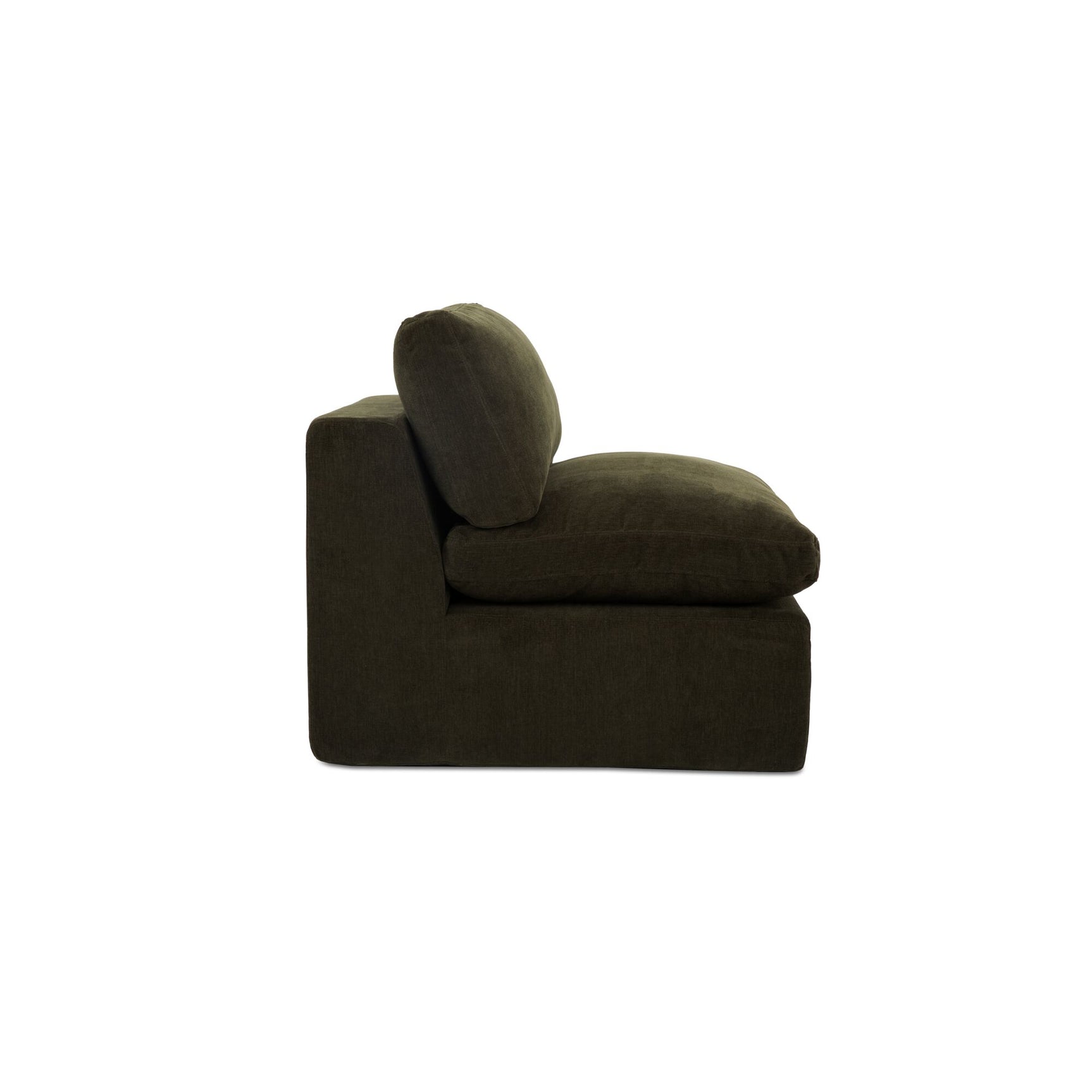 Cates Dark Green Slipper Chair - Ornate Home