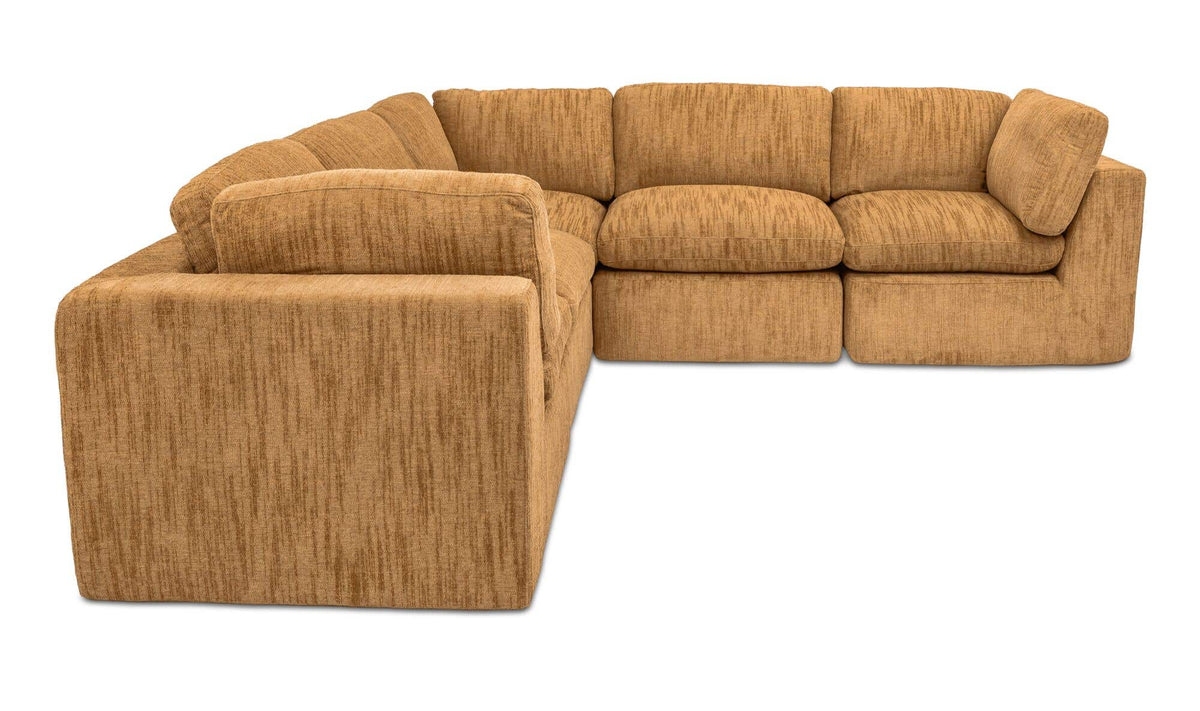 Cates Golden Wheat Classic L Modular Sectional - Ornate Home
