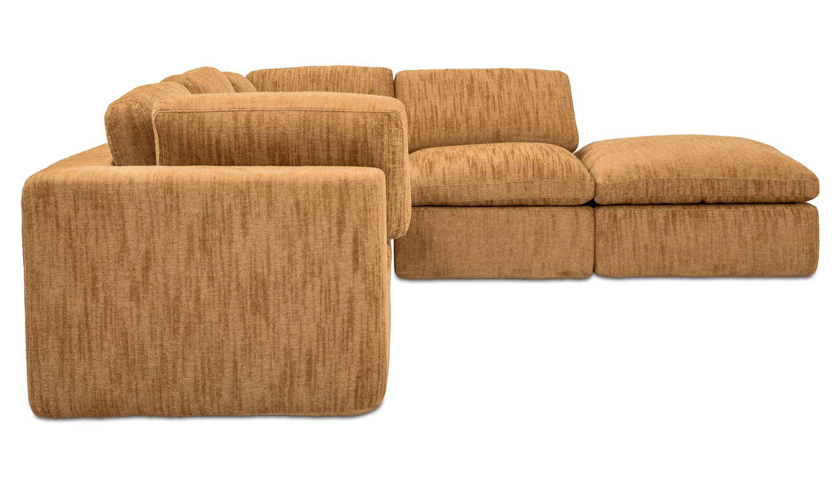Cates Golden Wheat Dream Modular Sectional - Ornate Home