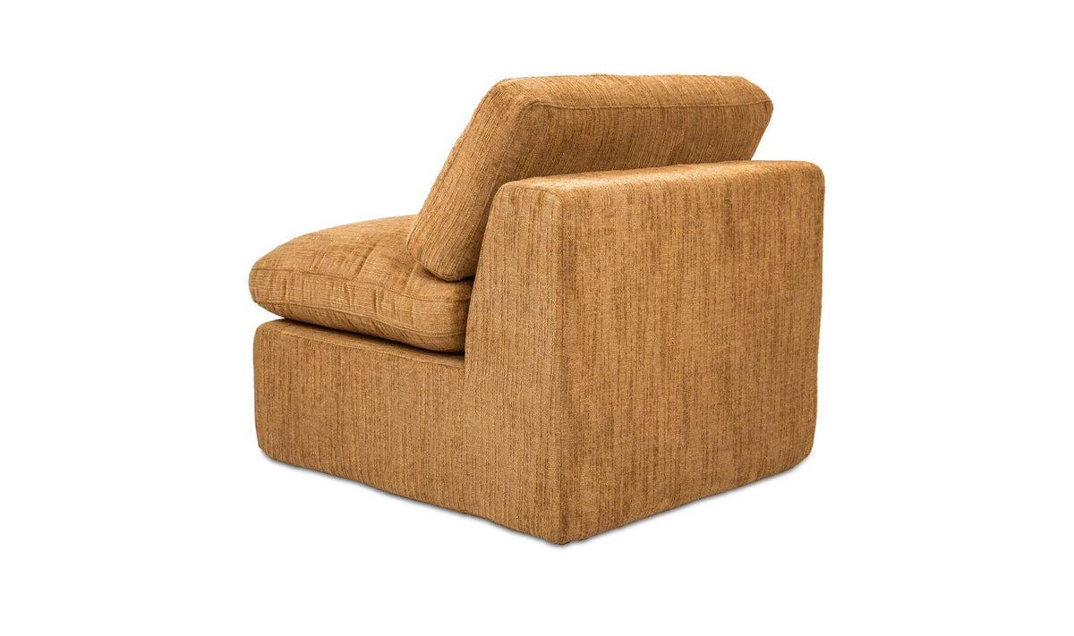 Cates Golden Wheat Slipper Chair - Ornate Home