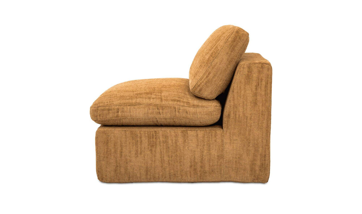Cates Golden Wheat Slipper Chair - Ornate Home