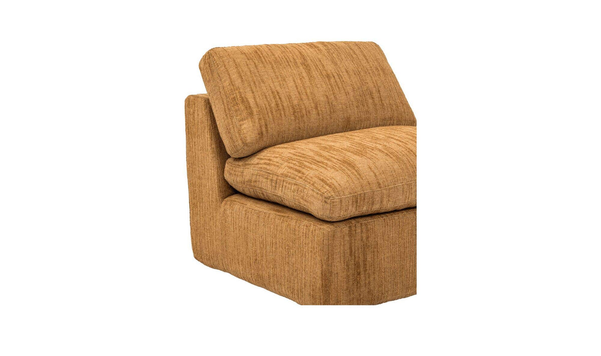 Cates Golden Wheat Slipper Chair - Ornate Home
