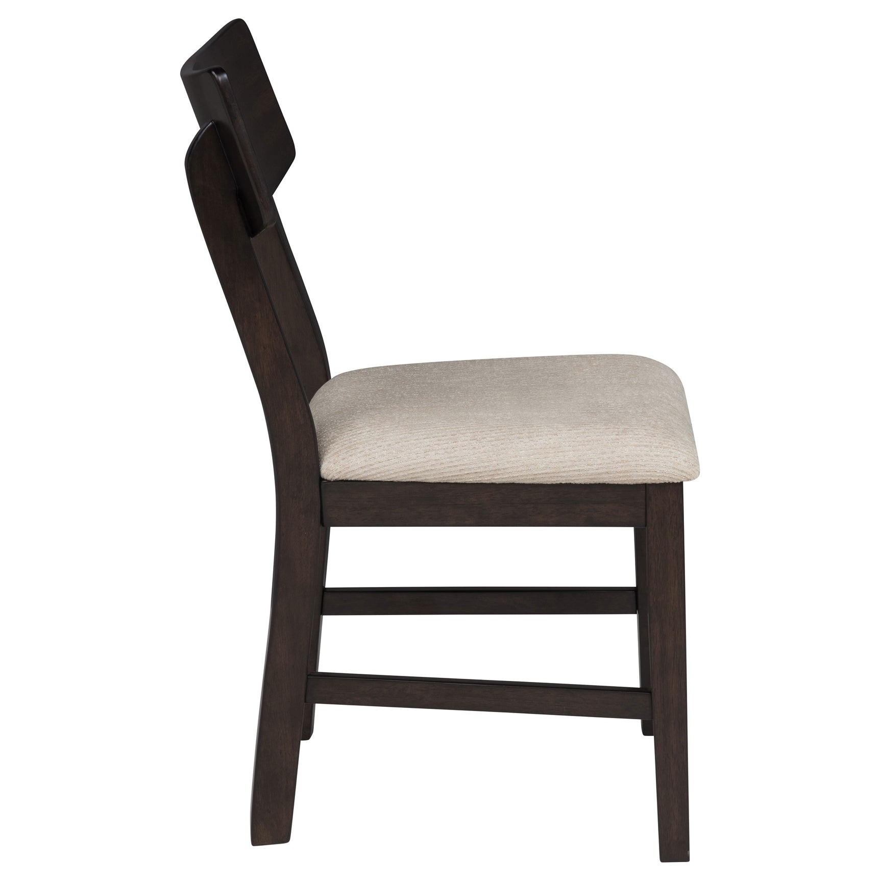 Catley Dark Coffee 5-piece Round Drop Leaf Dining Table Set - Ornate Home